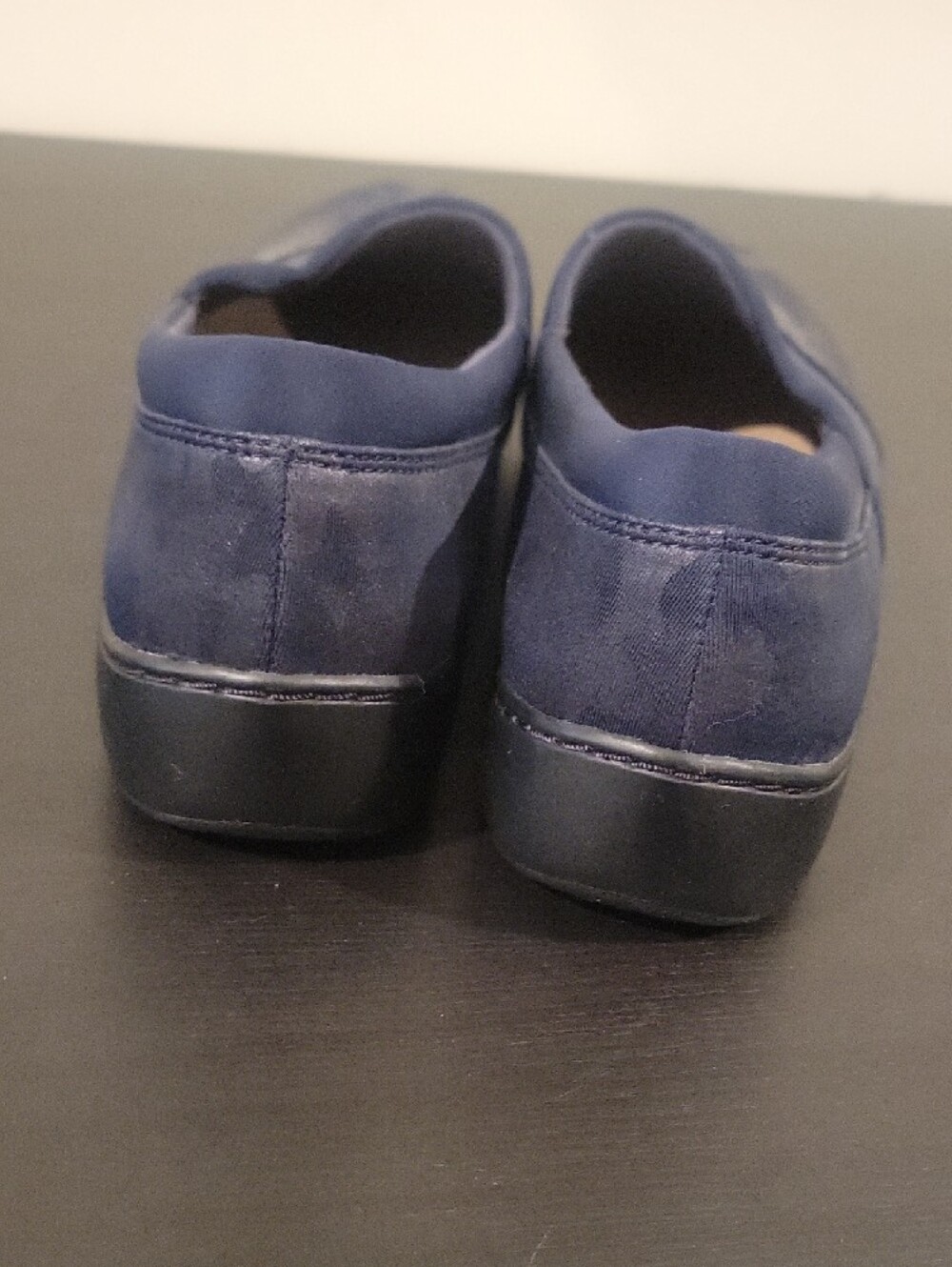 Clarks Comfort Navy Slip-On Loafers for Women - Picture 7 of 8